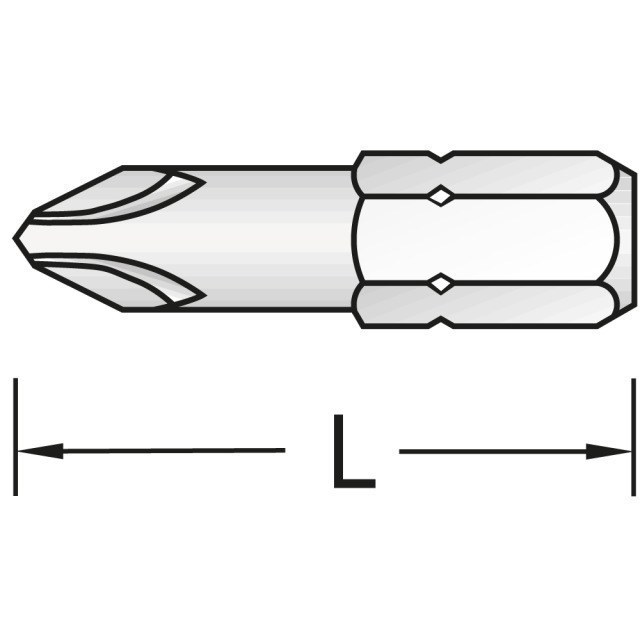 Schraubendr.Bit 690 2 L S-010 GEDORE