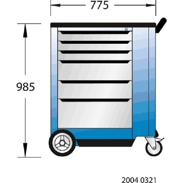 Werkstattwagen GEDORE 2004 0321