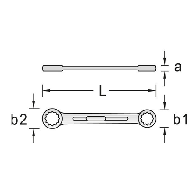 Ringschlüssel 4 22x24mm GEDORE