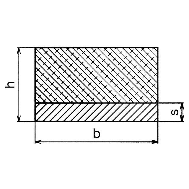 GM-SCH F 70 x 30 x 2000 s=10 mittel