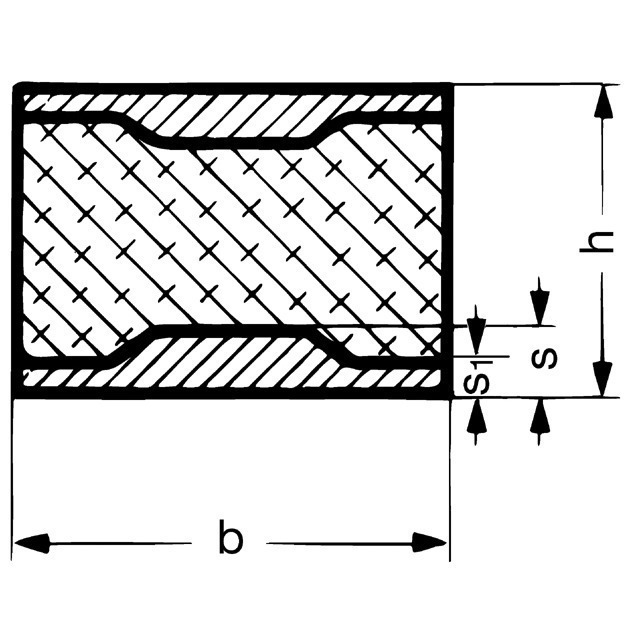 GM-SCH AV 50 x 35 x 2000 s=5/10 mittel