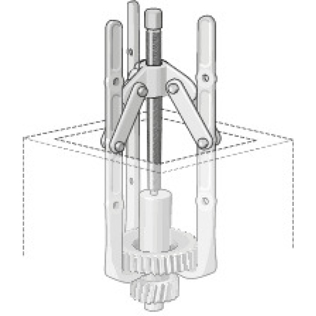 Abzieher 3-armig 1.15/1L GEDORE