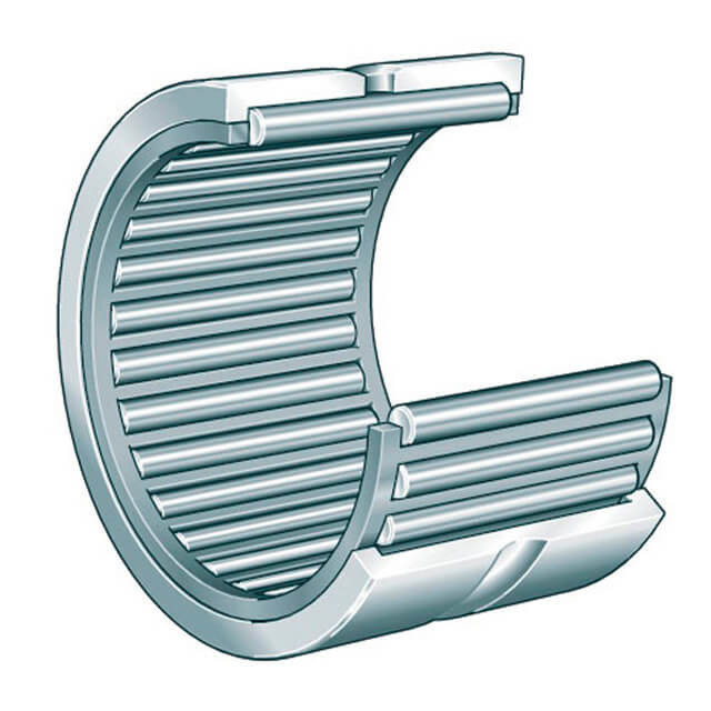 Needle roller bearing with ribs without inner ring from inner Ø 32 mm