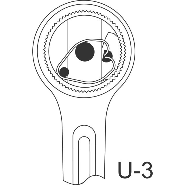 Gelenk-Umschaltknarre 3093 GU-3 GEDORE