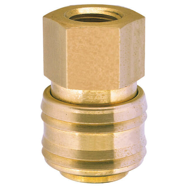 Brass quick coupling ES38I NW7.2 3/8 "IG