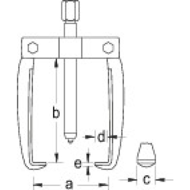 Abzieher 2-armig 1.18/3 GEDORE