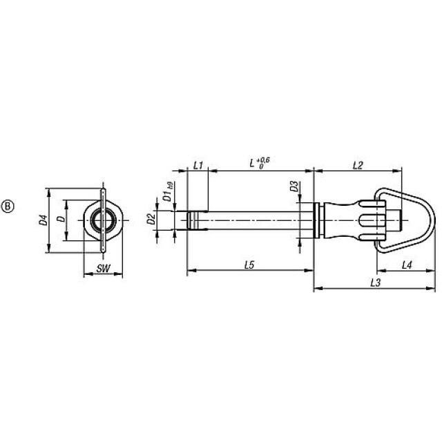 KUGELSPERRBOLZEN  Stahl  K0790.111205010