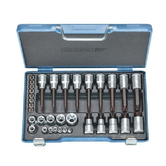 Schraubendreher-Satz 1/2"+1/4" 34-tlg TORX 19 TX 20