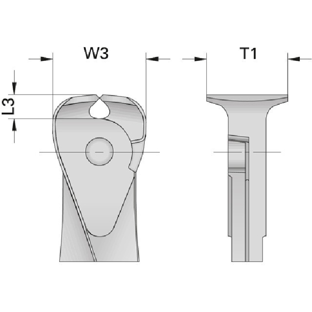 Kraft-Vornschneider 8367-160JC