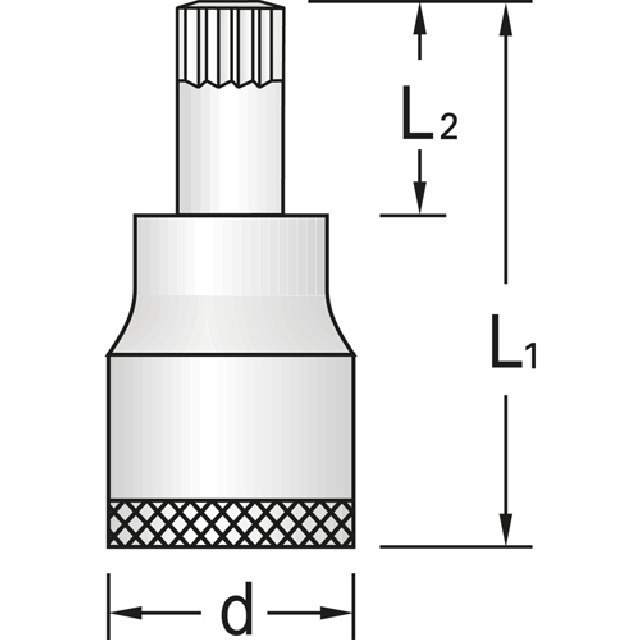 Schraubendreher-Ein. INX19 8mm GEDORE