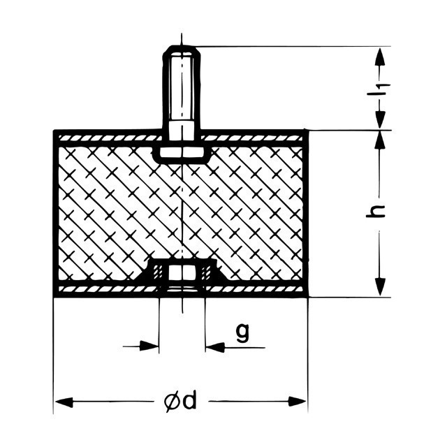 GM-PU B 40 x 30 M8-23 mittel