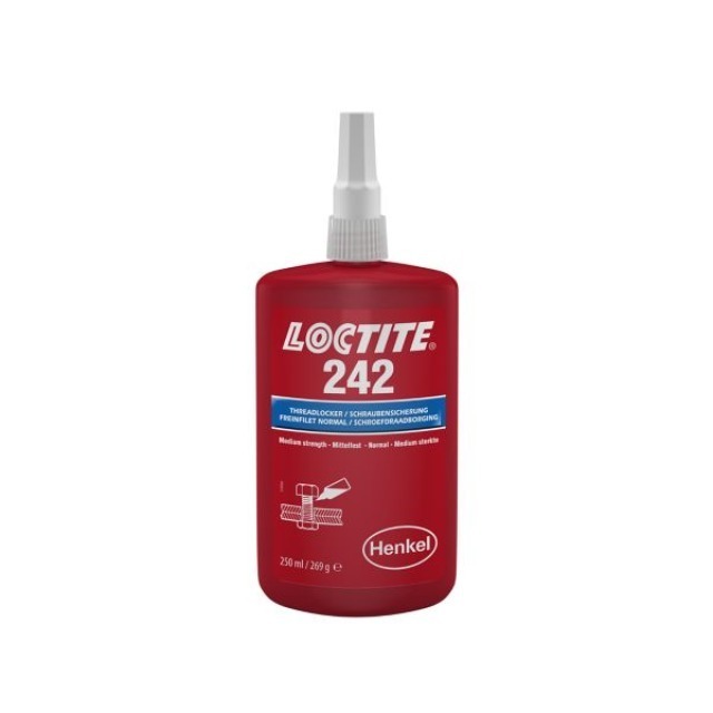 Loctite 242 medium strength 250ml bottle