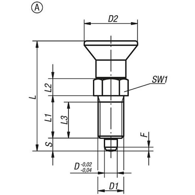 ARRETIERBOLZEN  Stahl  K0338.1903