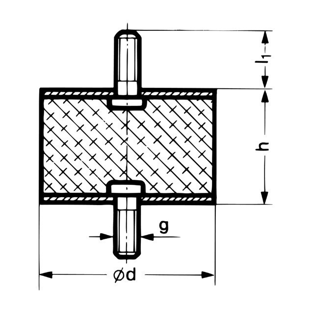 GM-PU A 40 x 20 M8-10/M8-30 medium