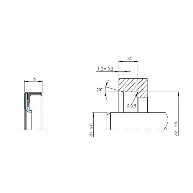 Wedi VarilipTP-A 30 x 40 x 7 T251V