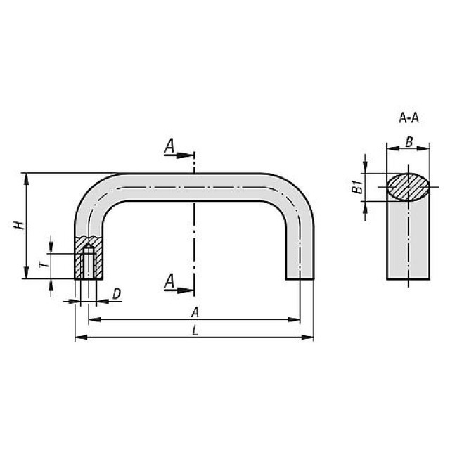 BÜGELGRIFF Alu  K0204.10001