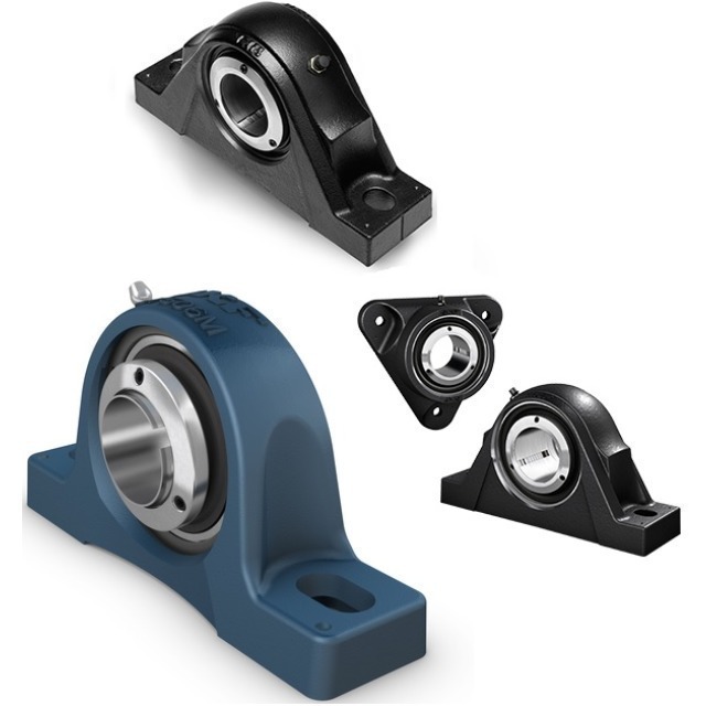 Bearing units consisting of housing and bearing from inner Ø 45 mm