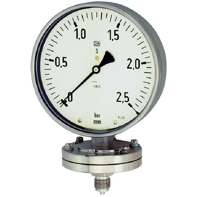 Plattenfedermanometer G 1/2 -PL 2107