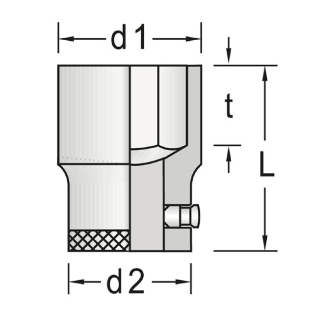 Steckschlüsseleins. 32 36mm GEDORE