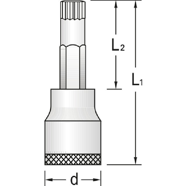 Schraubendreher-Ein. INX19L 8-100mm Gedo