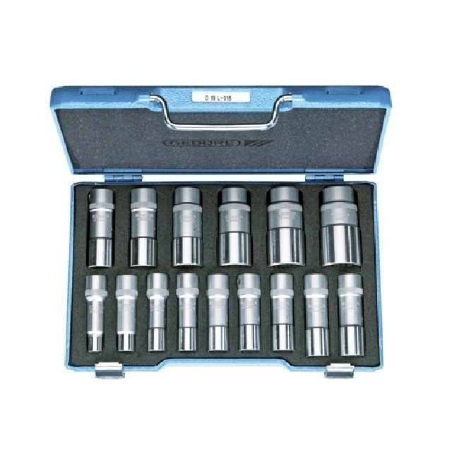 Steckschlüssel-Satz 1/2" 15-tlg UD 10-32 mm D 19 L-015