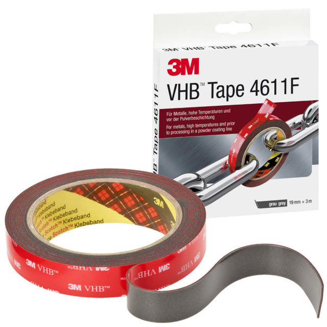 3M VHB Klebeband 4611F gr 19mm:3m