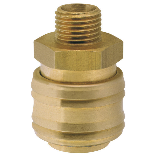 Brass quick coupling ES38A NW7.2 3/8 "AG